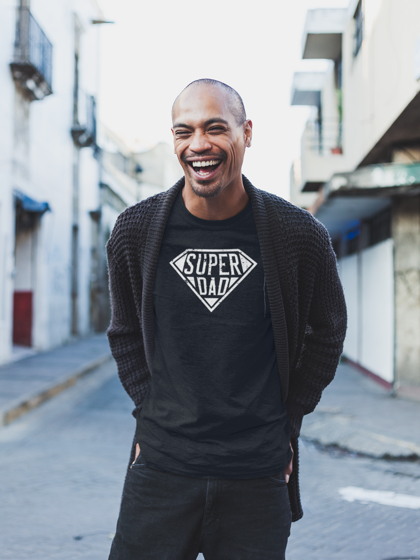Father's Day - Super Dad Custom Graphic Tee