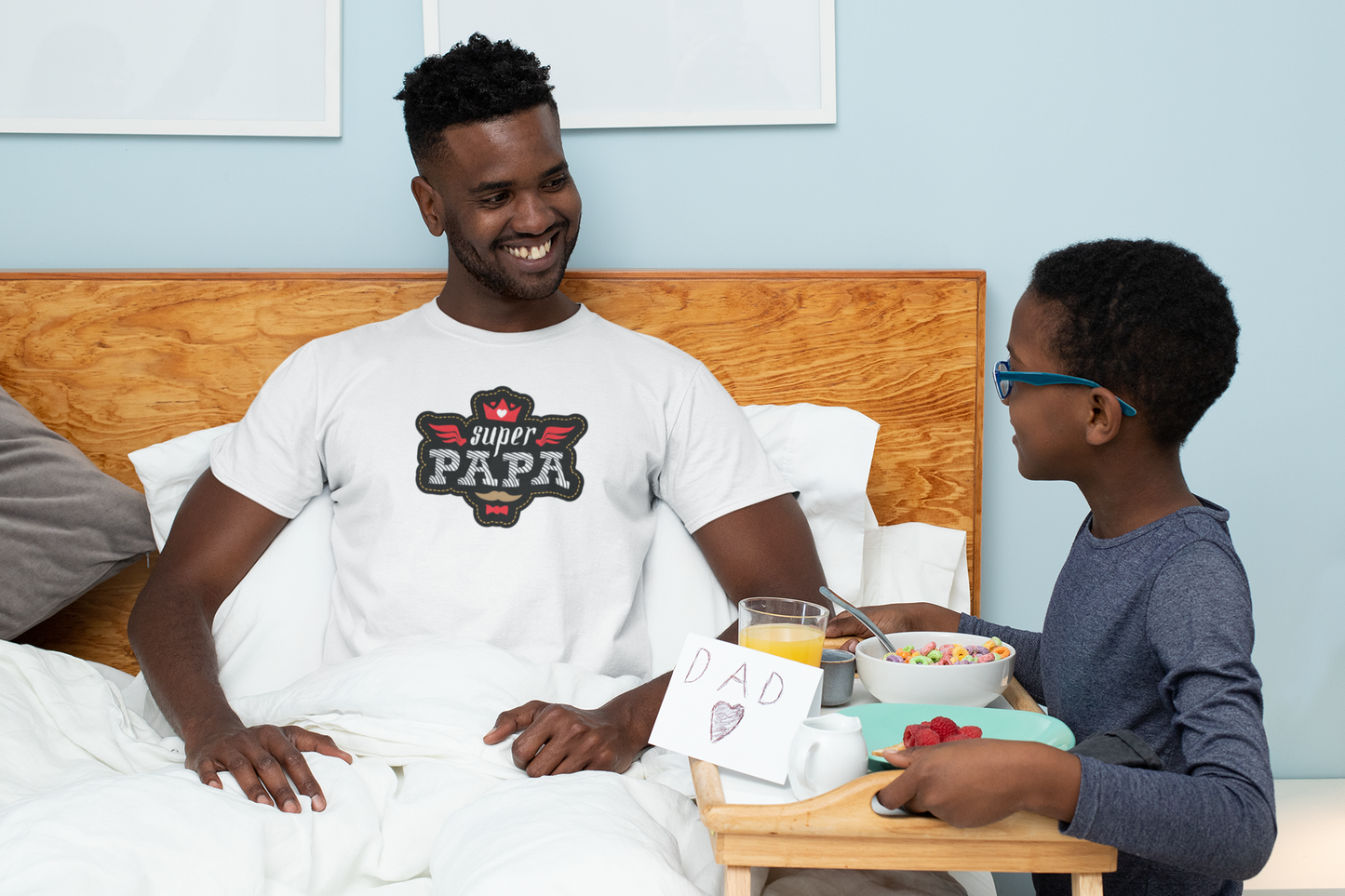 Father's Day - Super Papa Custom Graphic Tee