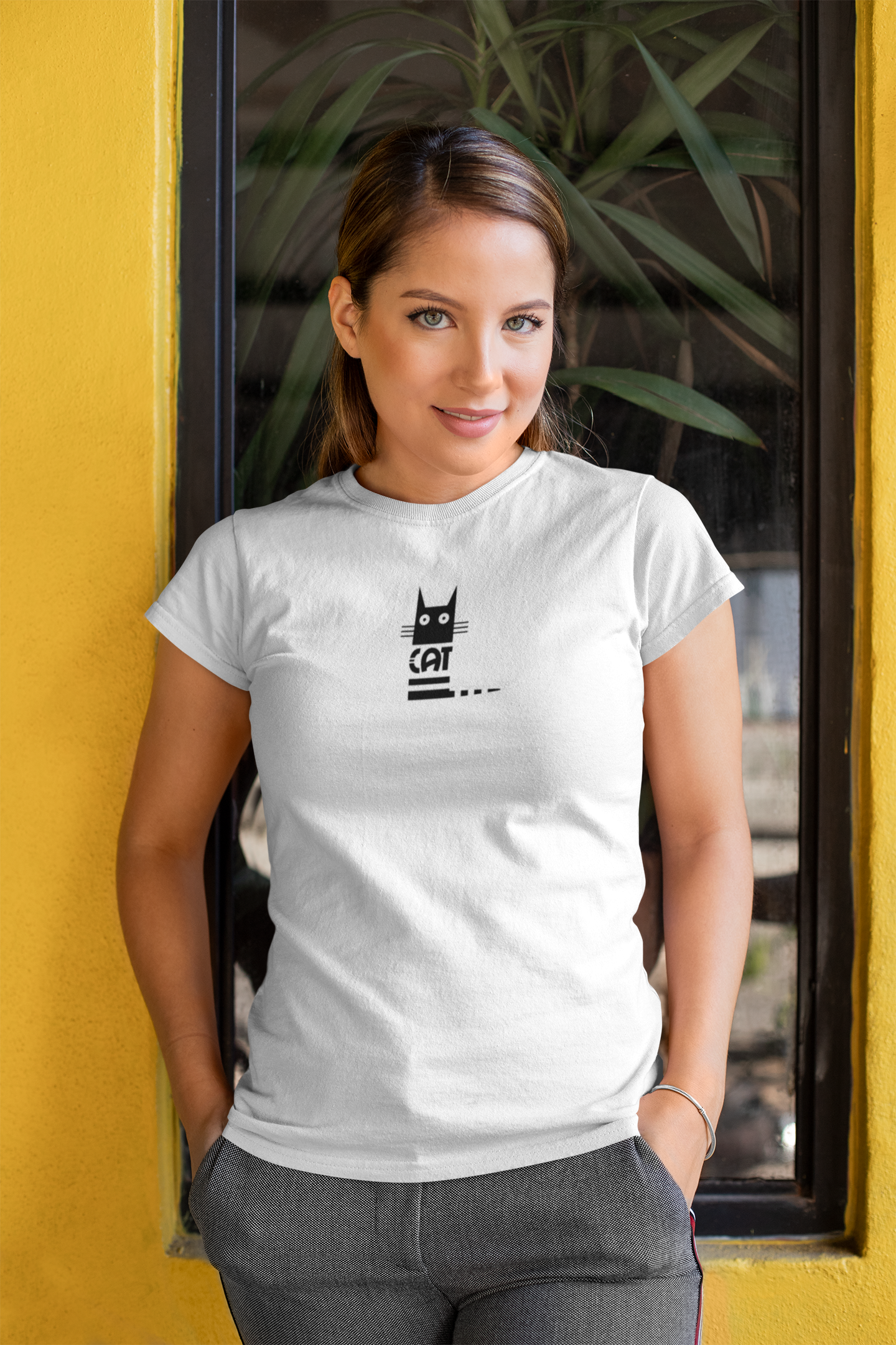 Cat - Cat Icon2 Custom Graphic Tee