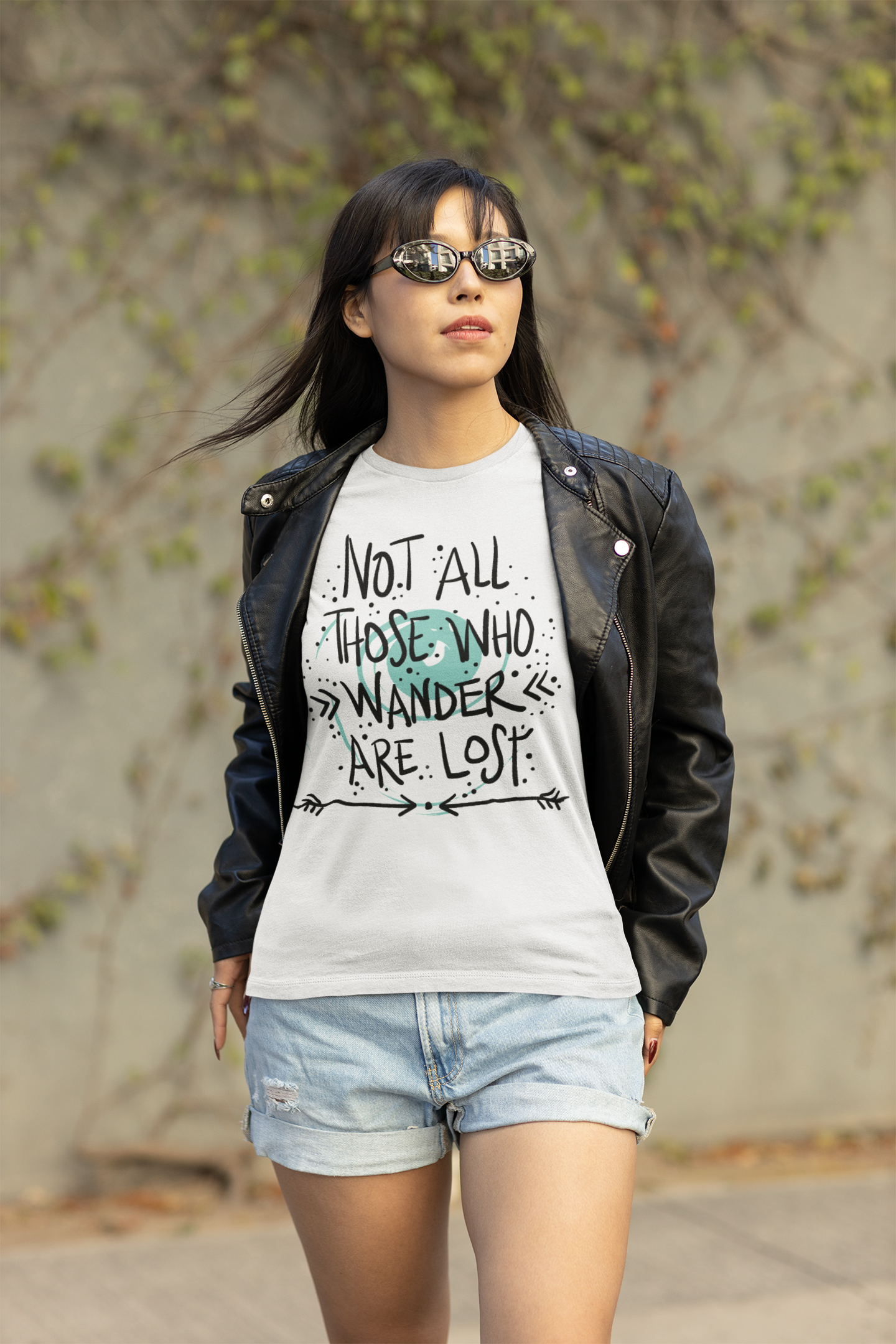 Not all those who wander are lost Custom Graphic Tee