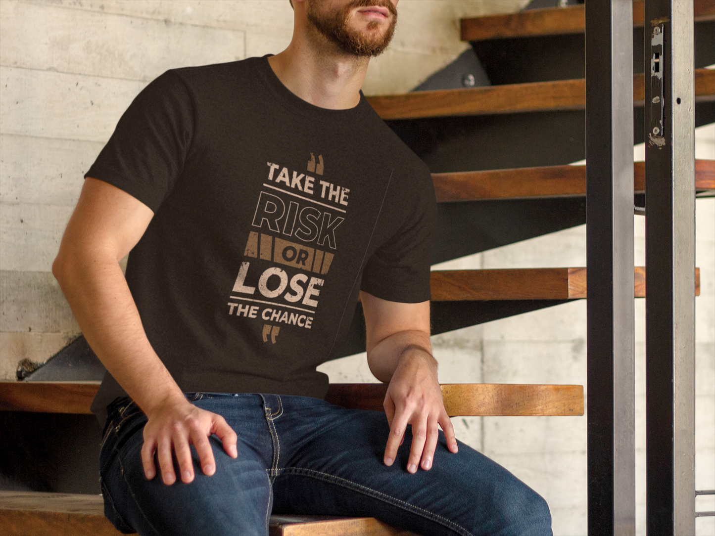 Take the Risk Custom Graphic Tee