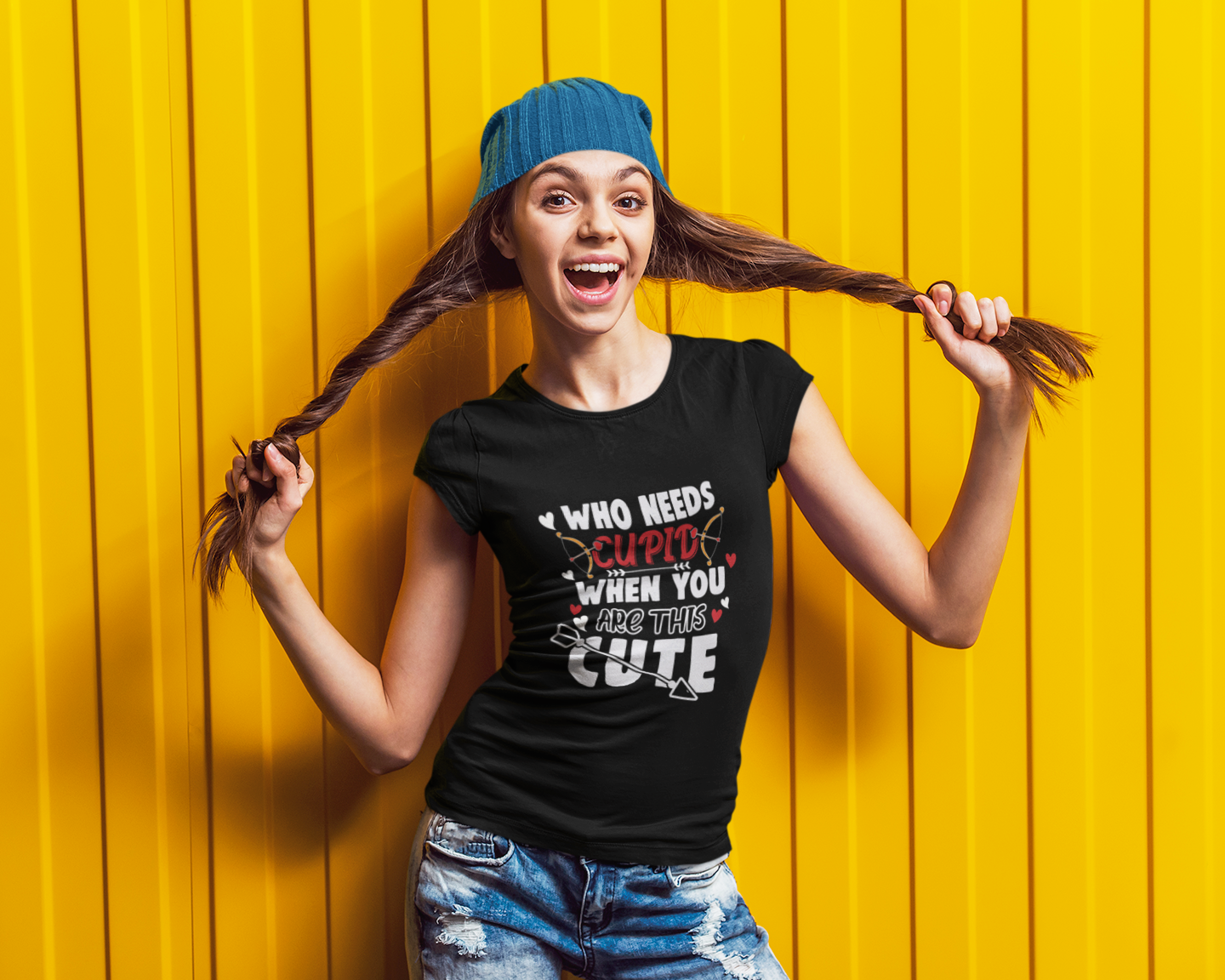 Who Needs Cupid Custom Graphic Tee