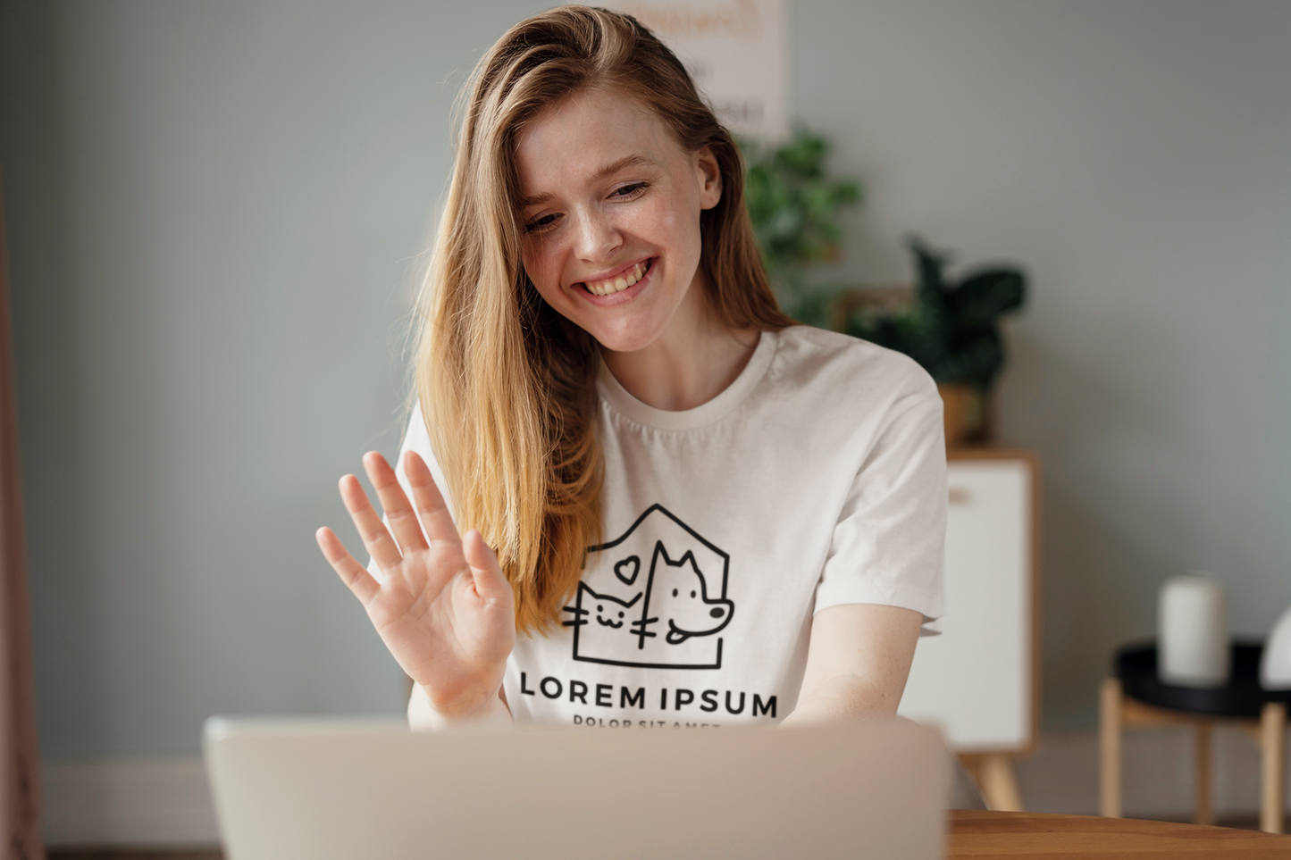 LoremIpsum cat and dog Custom Graphic Tee