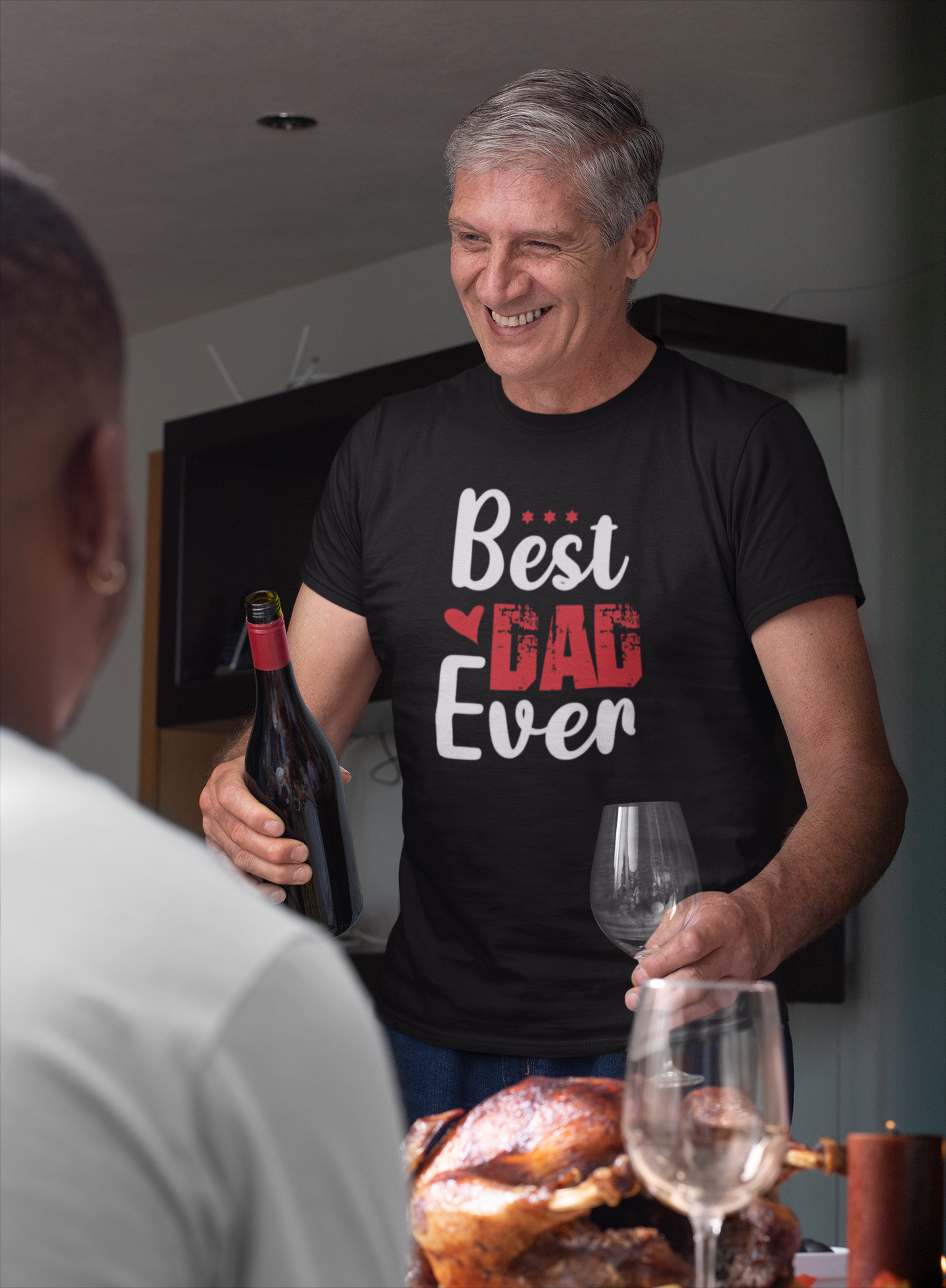 Father's Day - Best Dad Ever Custom Graphic Tee