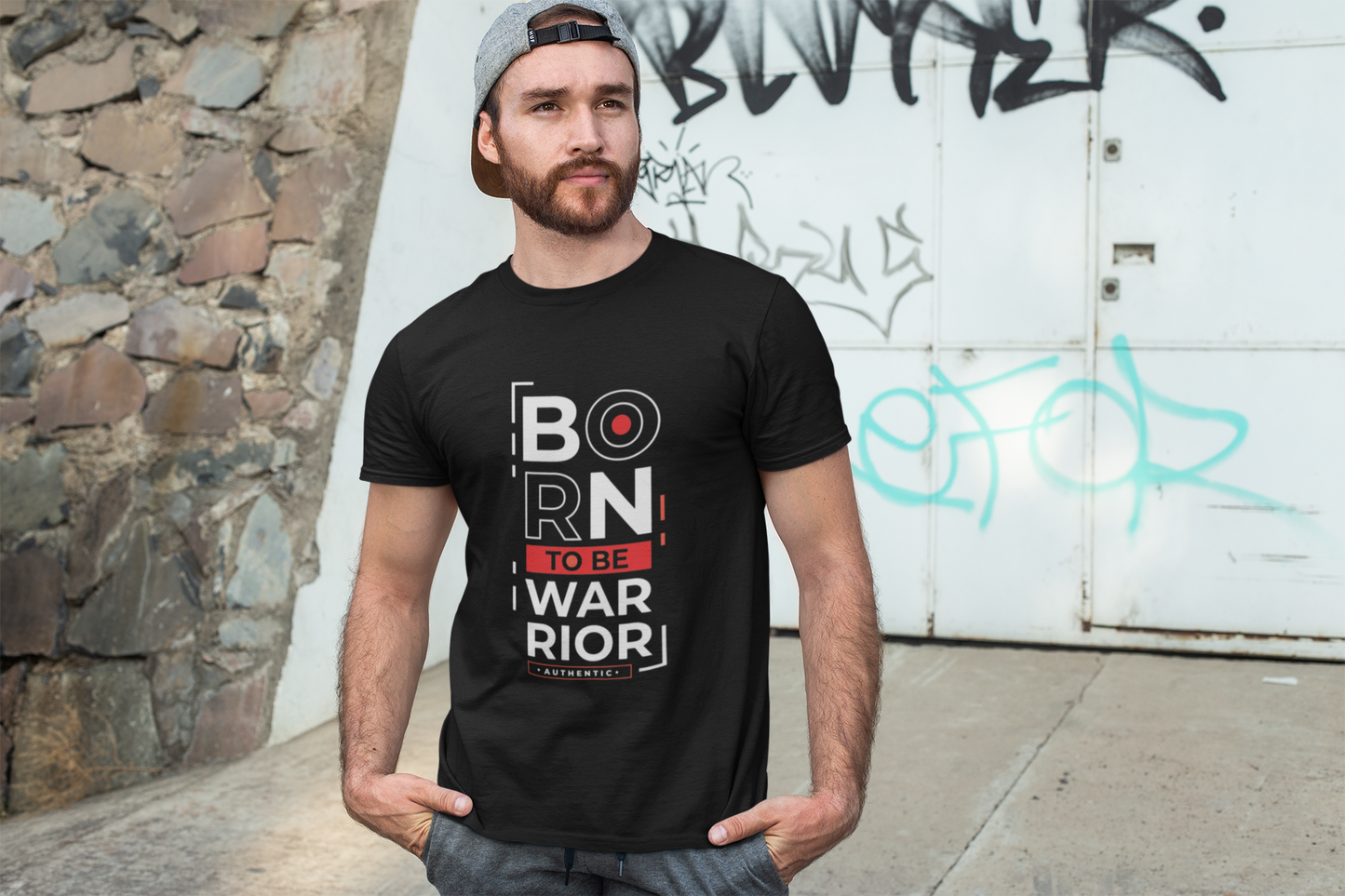 Born To Be WarriorCustom Graphic Tee