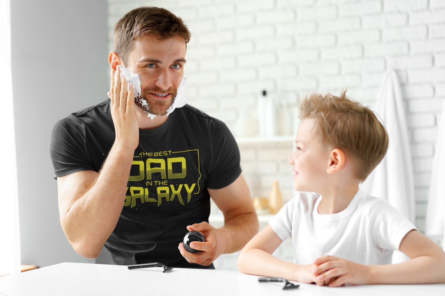 The Best Dad in the Galaxy Custom Graphic Tee