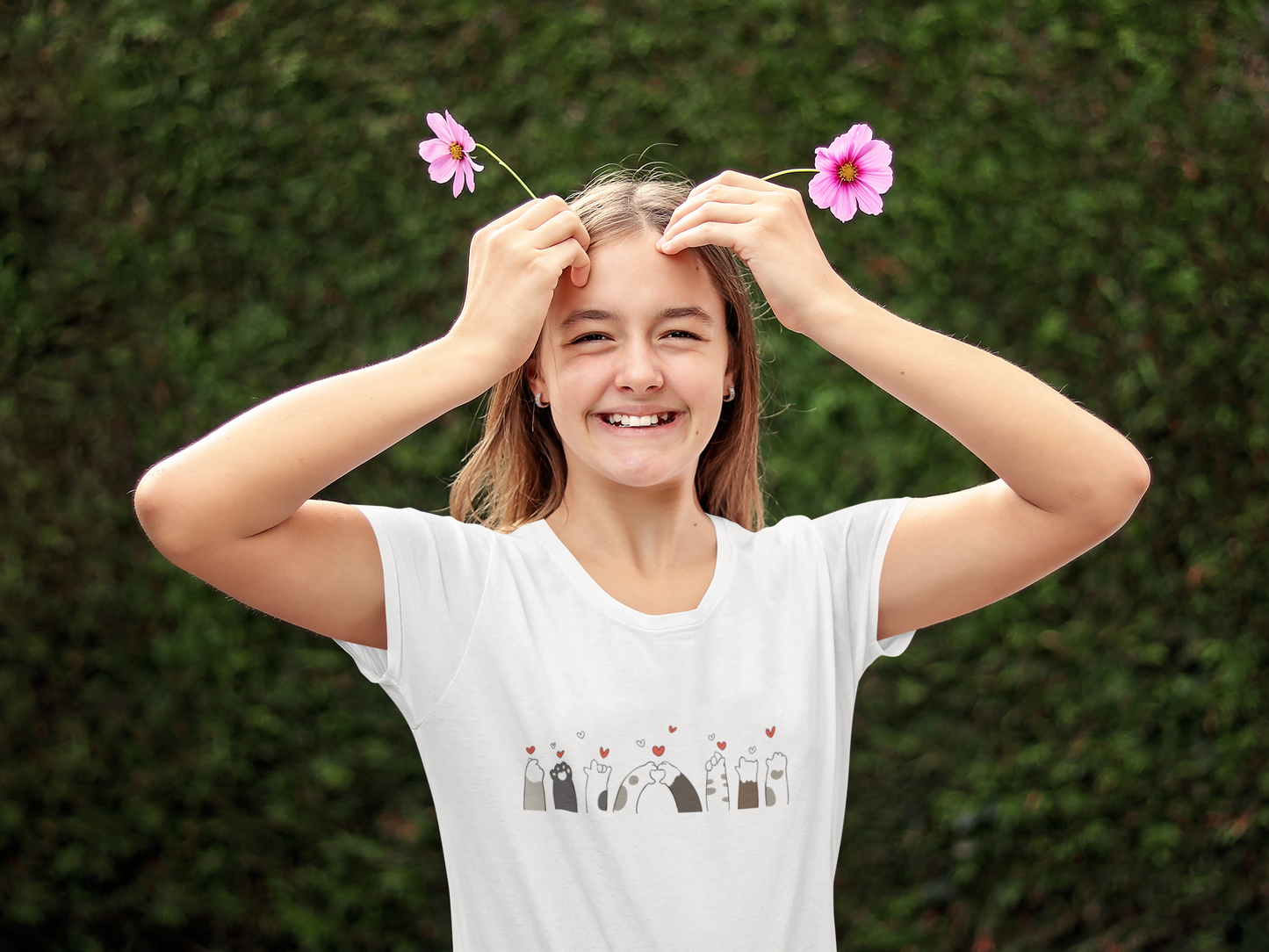 Cat Paws Custom Graphic Tee