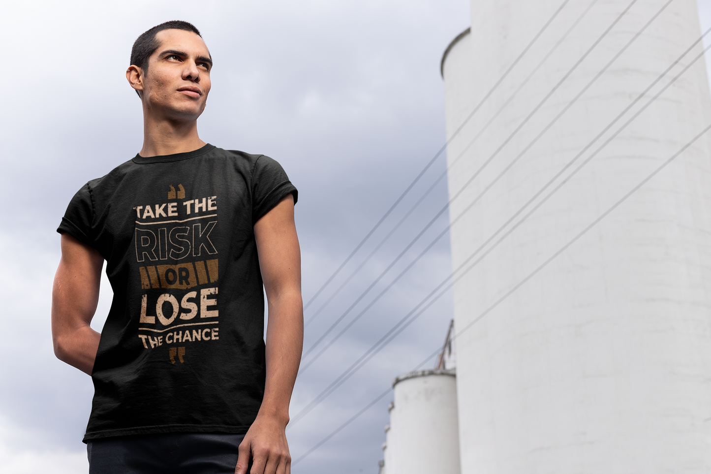 Take the Risk Custom Graphic Tee