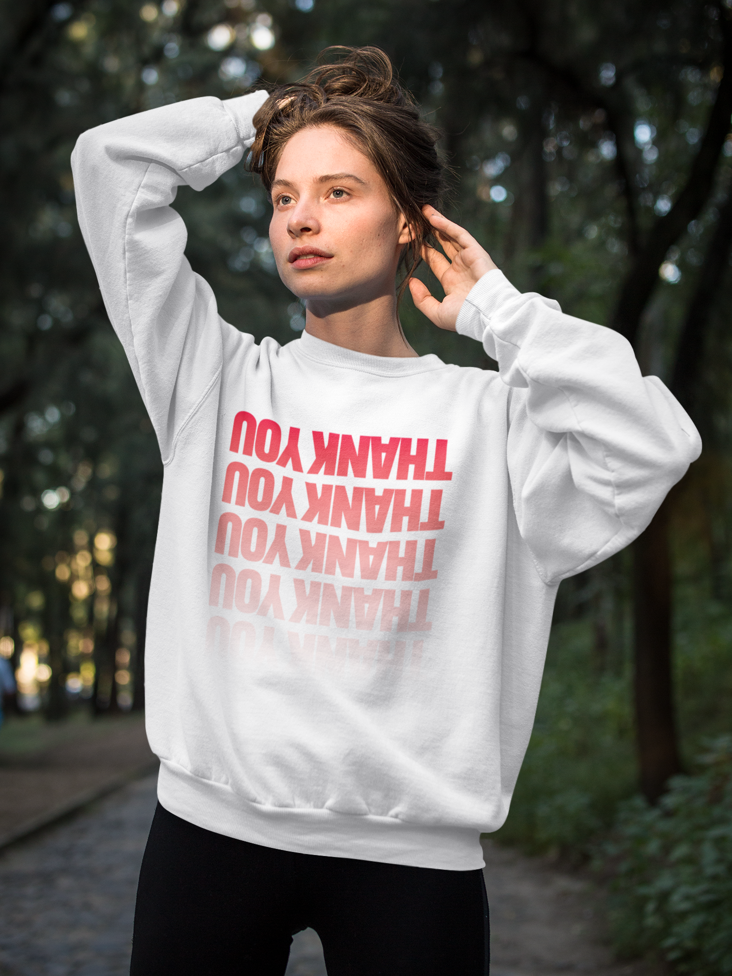 Thank You Graphic Sweatshirt