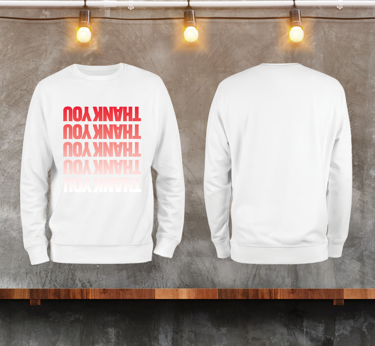 Thank You Graphic Sweatshirt