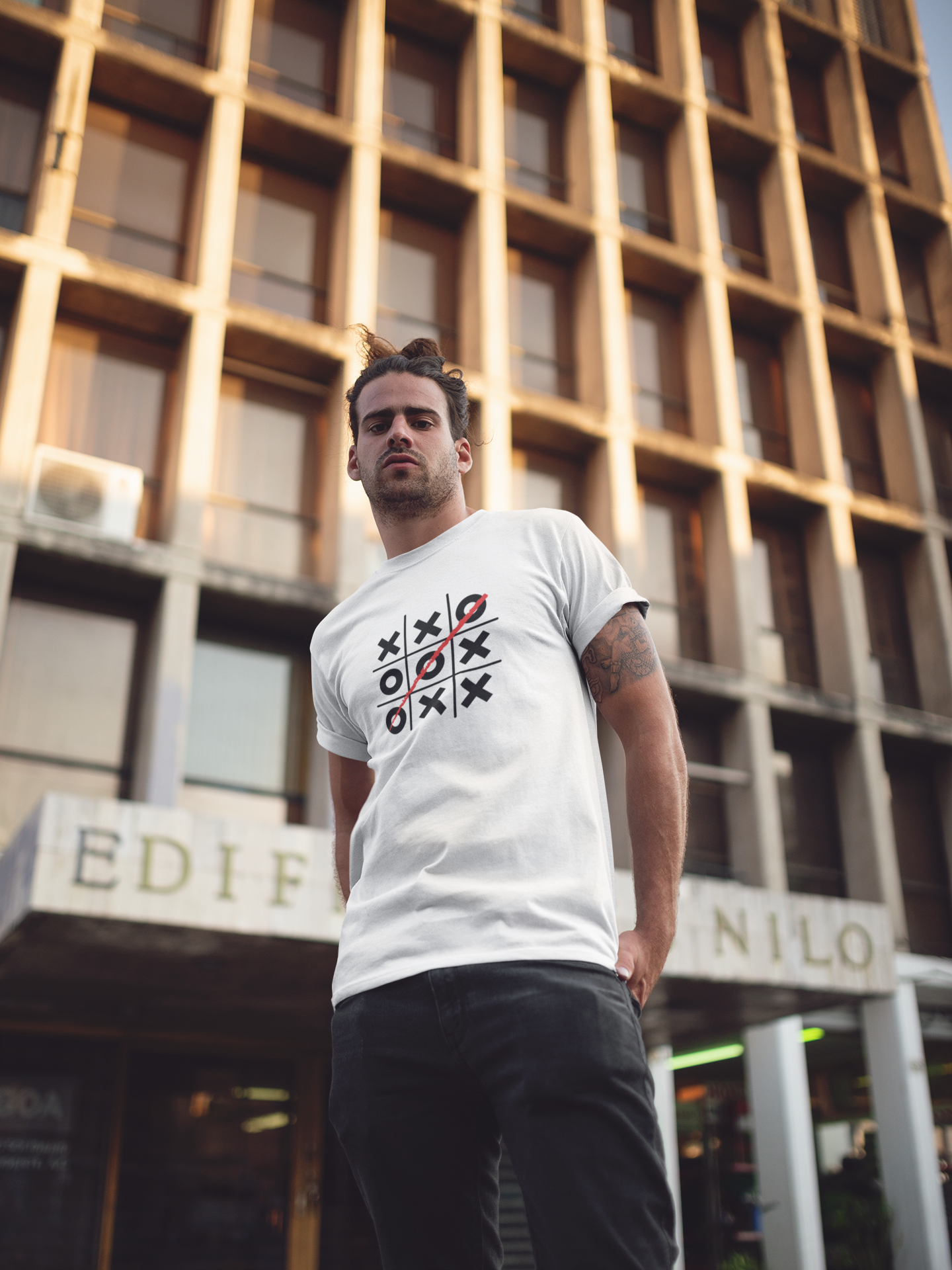 Tic Tac Toe 2 Custom Graphic Tee