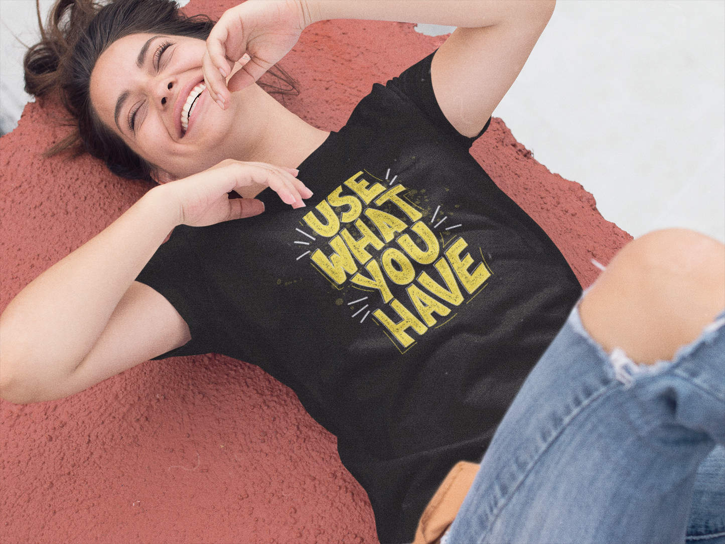 Use what you have Custom Graphic Tee