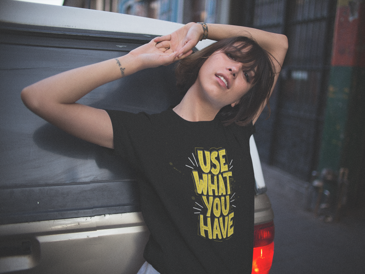 Use what you have Custom Graphic Tee