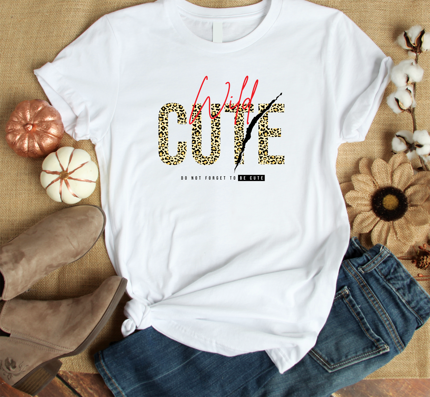 Wild Cute Custom Graphic Tee