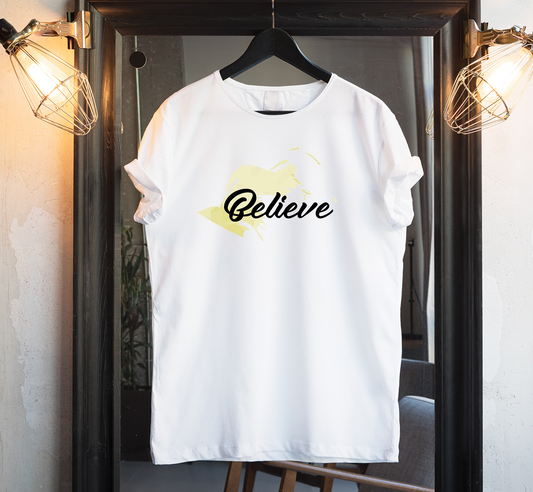 Believe Custom Graphic Tee - Christian