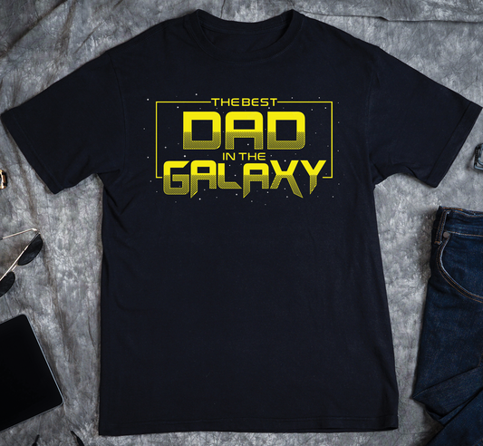 The Best Dad in the Galaxy Custom Graphic Tee