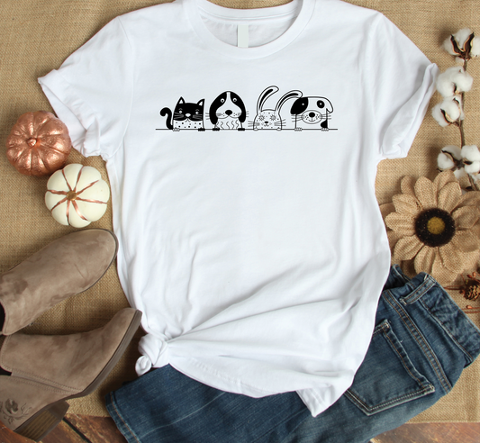 Cat - Pet Collection Custom Graphic Tee