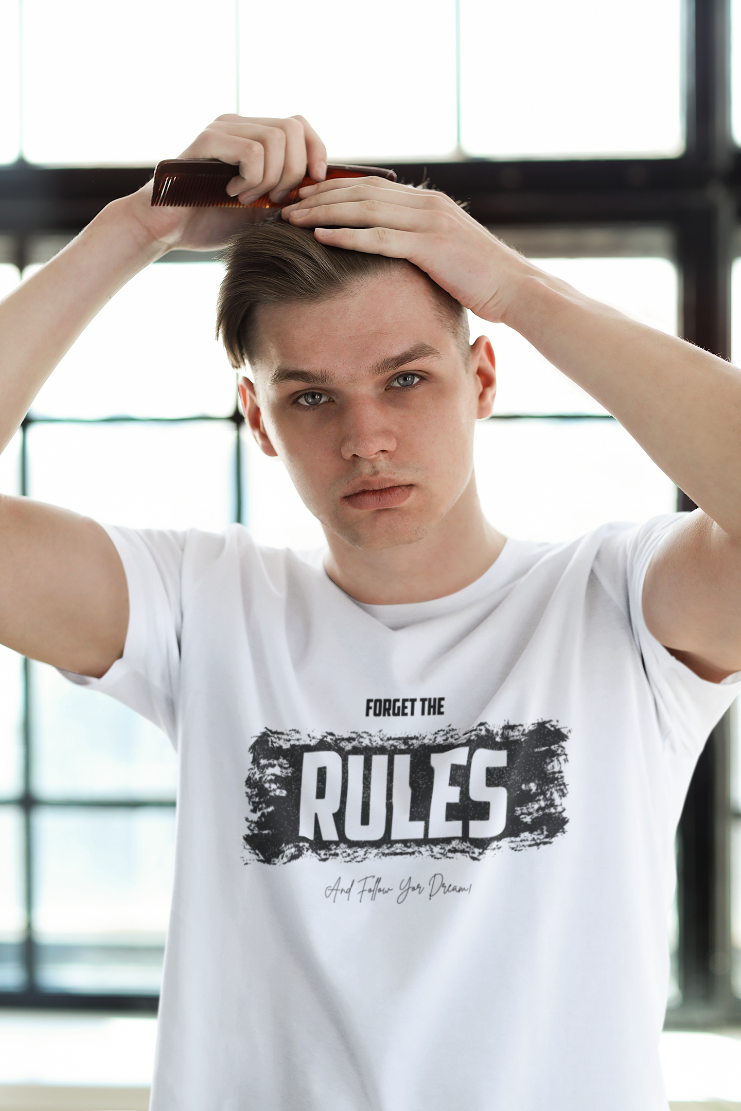 Forget The Rules Custom Graphic Tee