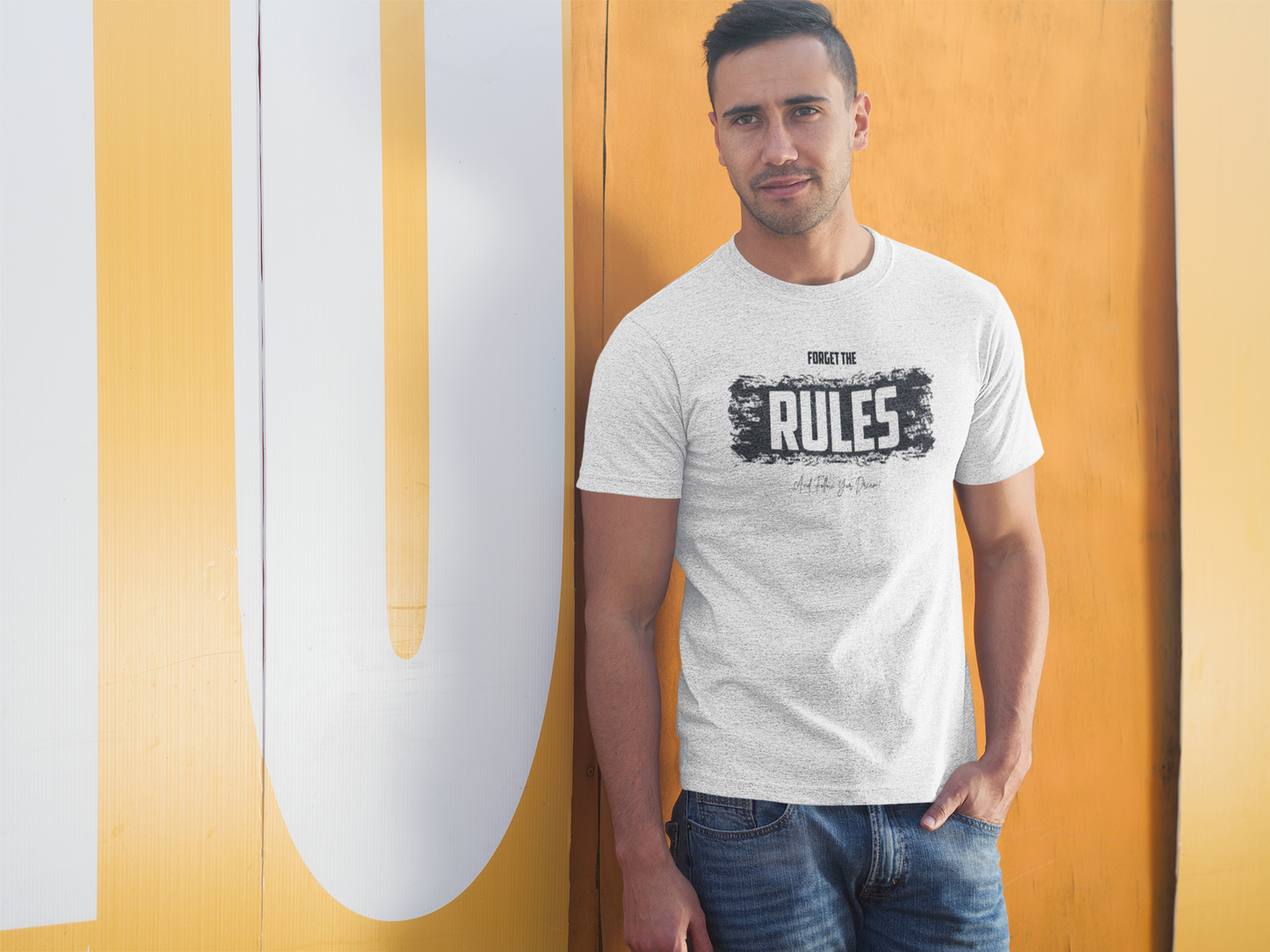 Forget The Rules Custom Graphic Tee