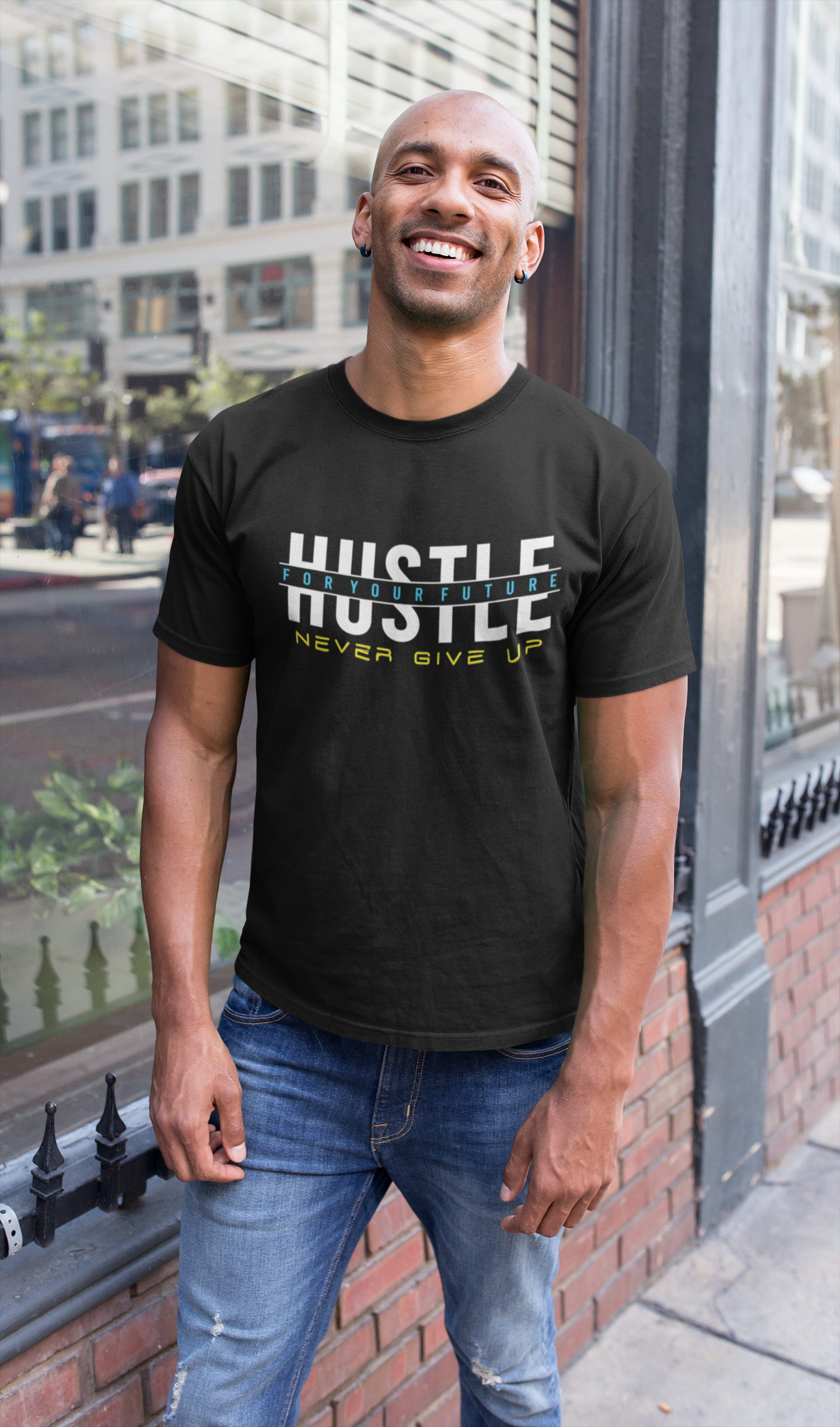 Hustle For Your Future Custom Graphic Tee