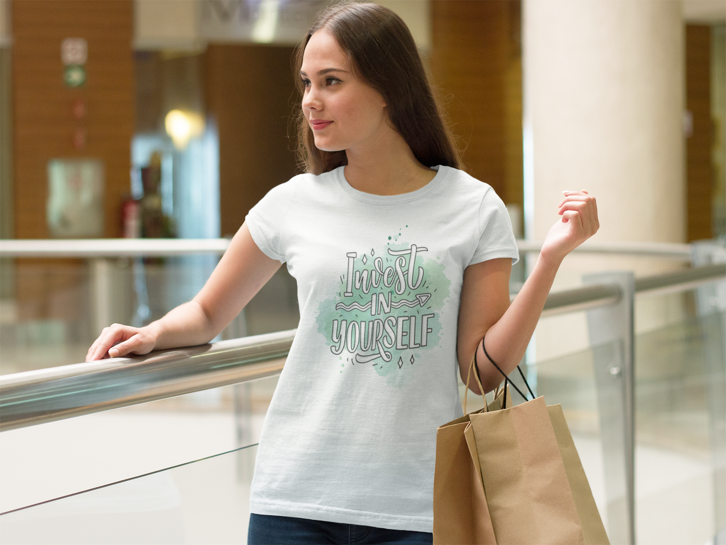 Invest in yourself Custom Graphic Tee