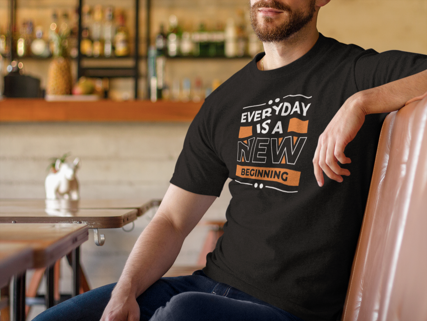Everyday is a New Beginning Custom Graphic Tee