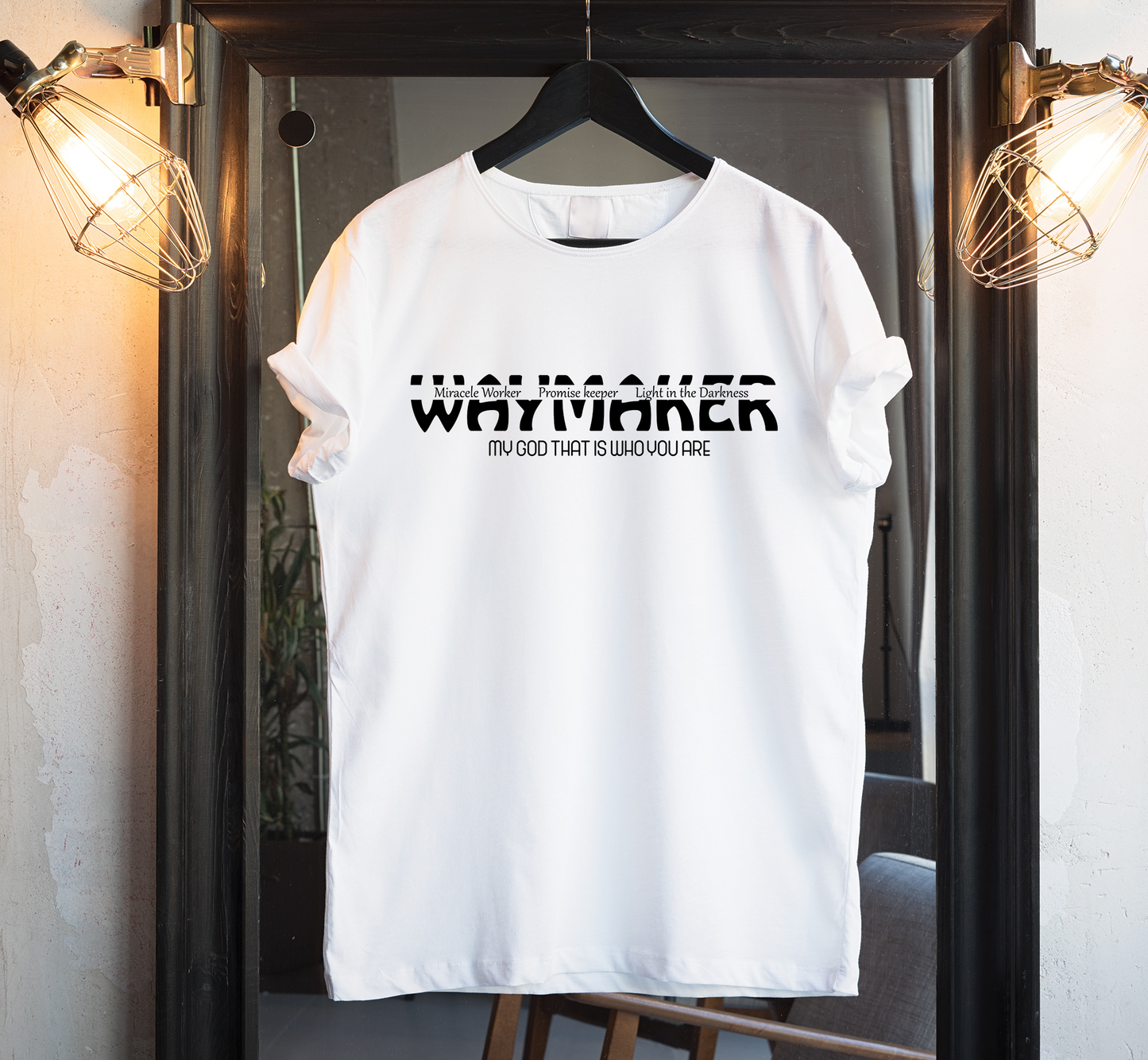 Way Maker Custom Graphic Tee - Christian