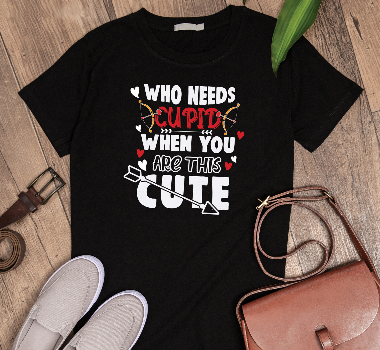 Who Needs Cupid Custom Graphic Tee